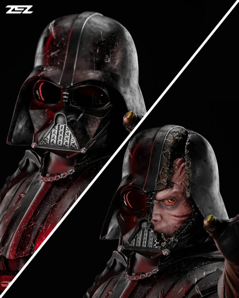 Darth Vader + Busto - Star Wars - STL Files - STL Forge