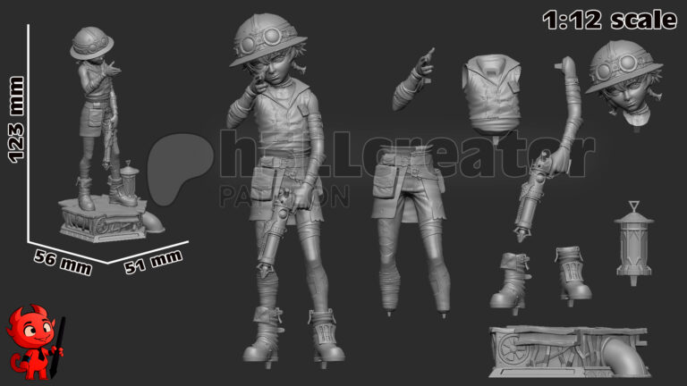 Isha + Bust - Arcane - STL Files - STL Forge