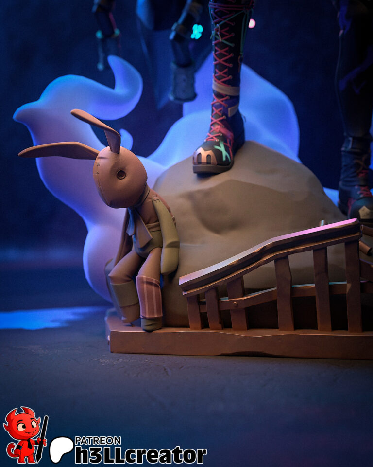 Jinx Arcane + Busto - League of Legends - STL Files - STL Forge