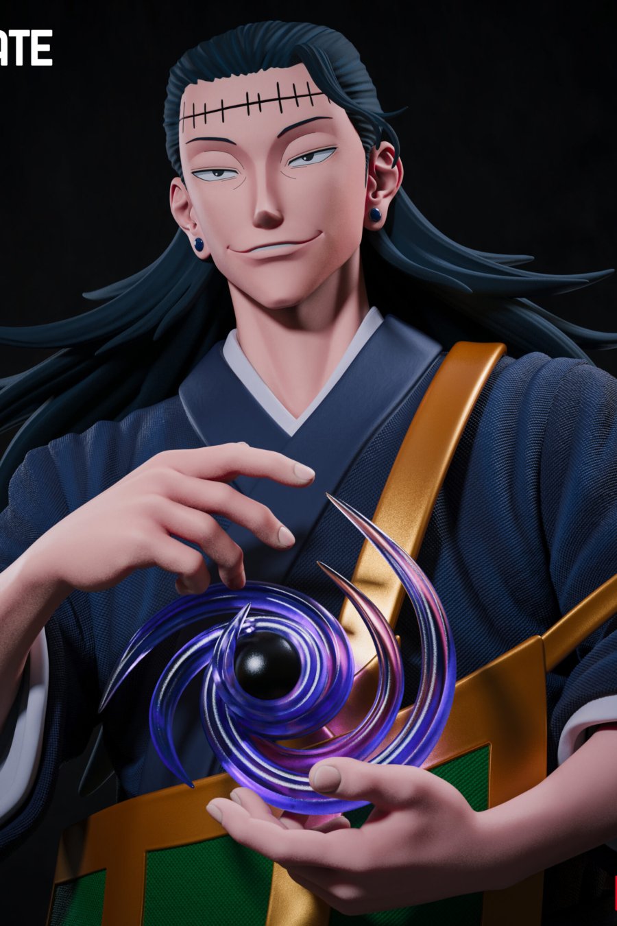 Kenjaku usando el cuerpo de Geto