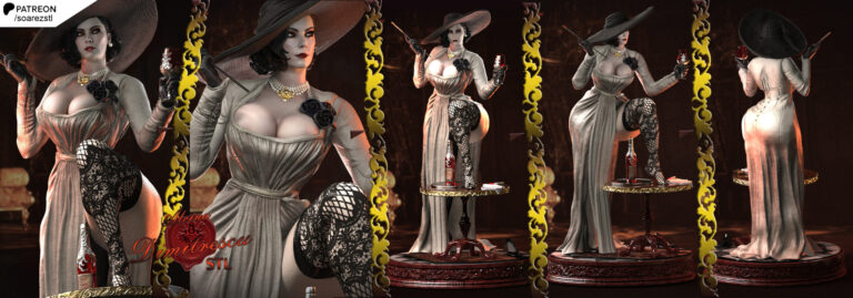 Lady Dimitrescu - Resident Evil - STL Files - STL Forge