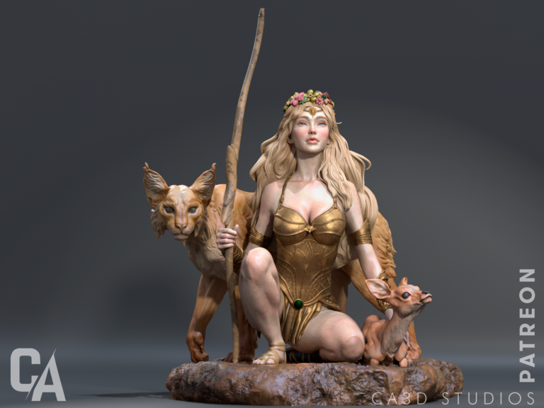 Artemisa + NSFW - Fantasy - STL Files