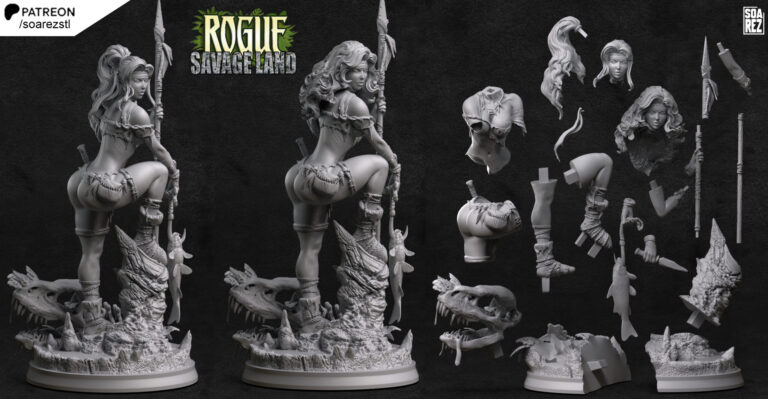 Rogue: The Savage Land - Marvel - STL Files - STL Forge