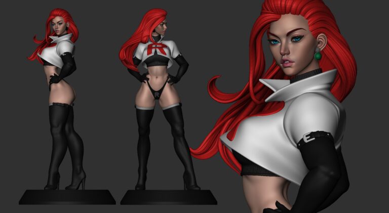 Jessie + NSFW - Pokémon - STL Files - STL Forge