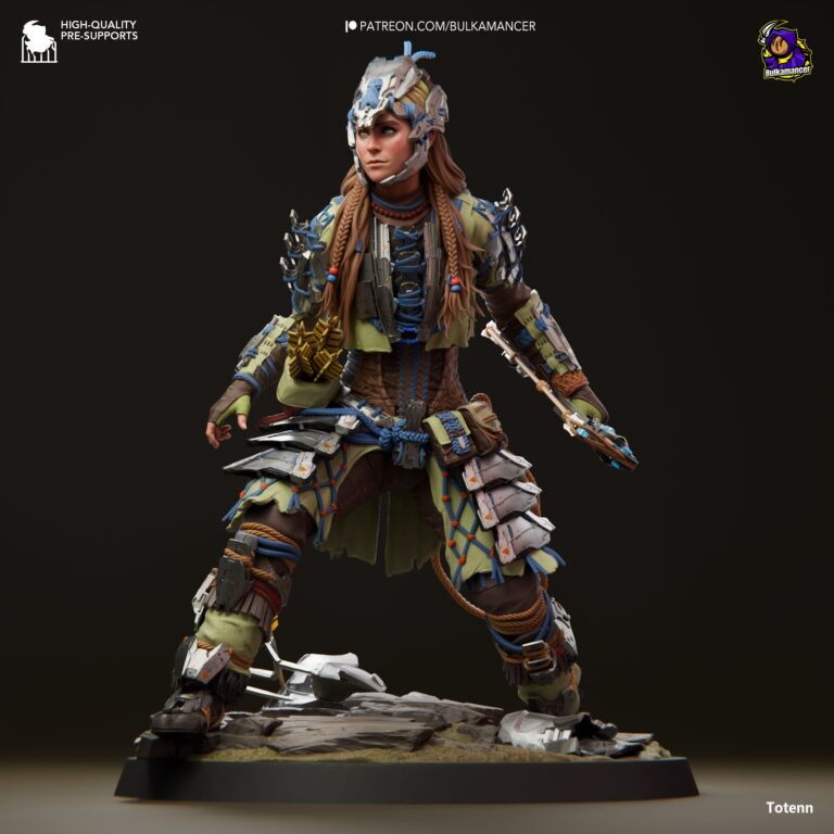 Aloy - Horizon - STL Files - STL Forge