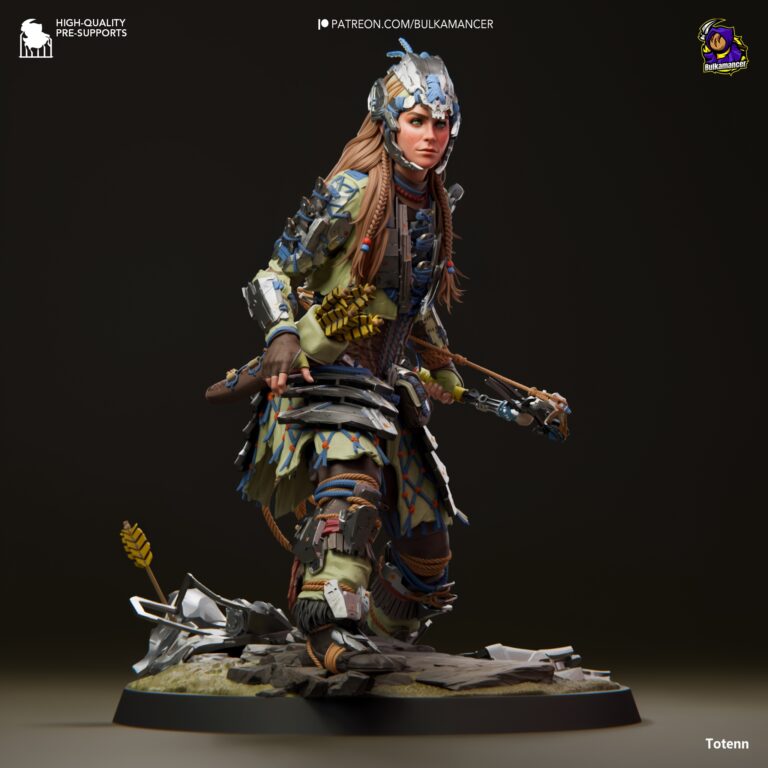 Aloy - Horizon - STL Files - STL Forge