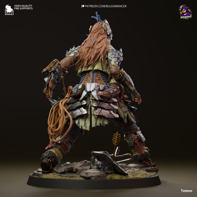 Aloy - Horizon - STL Files - STL Forge