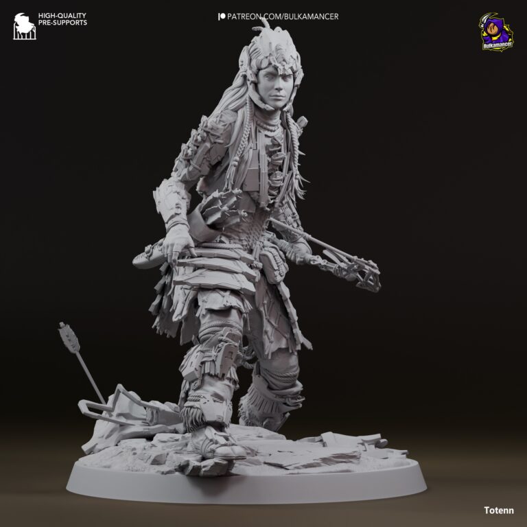Aloy - Horizon - STL Files - STL Forge