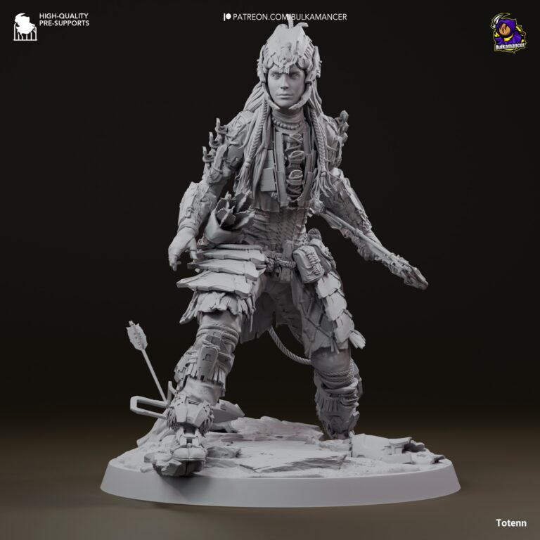Aloy - Horizon - STL Files - STL Forge