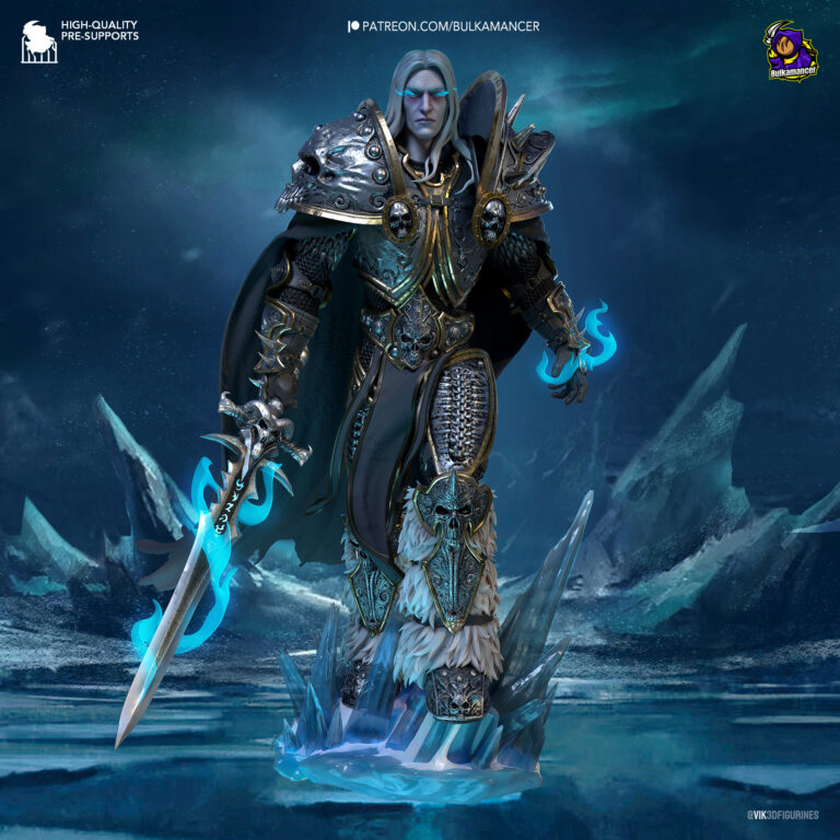 Arthas - Warcraft - STL Files - STL Forge