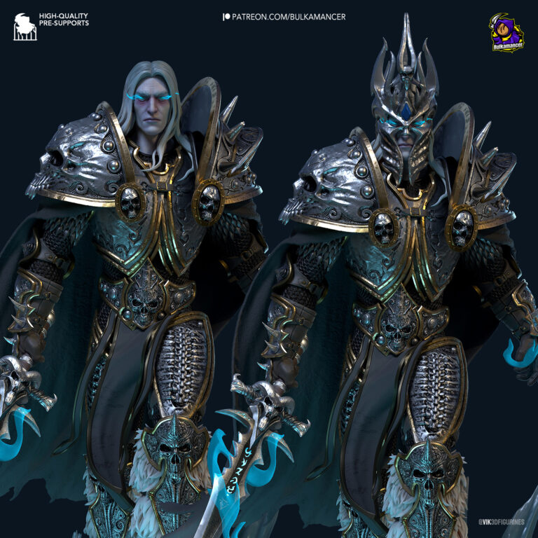 Arthas - Warcraft - STL Files - STL Forge