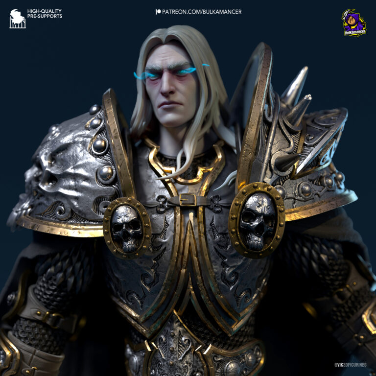 Arthas - Warcraft - STL Files - STL Forge