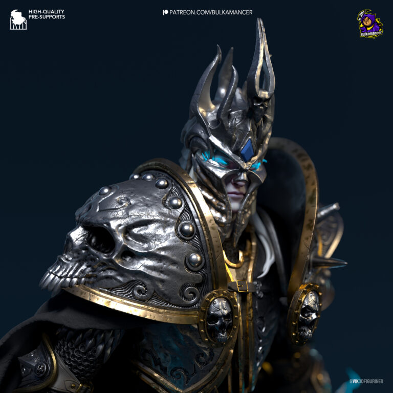 Arthas - Warcraft - STL Files - STL Forge