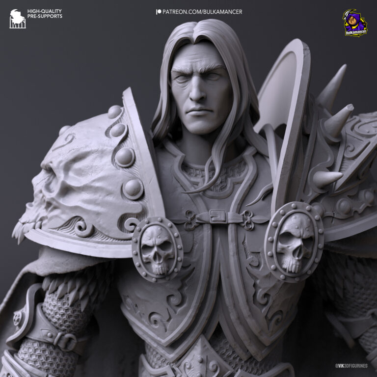 Arthas - Warcraft - STL Files - STL Forge