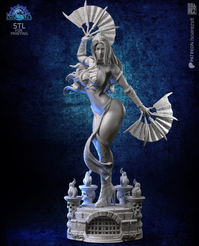 Kitana 2 - Mortal Kombat - STL Files - STL Forge