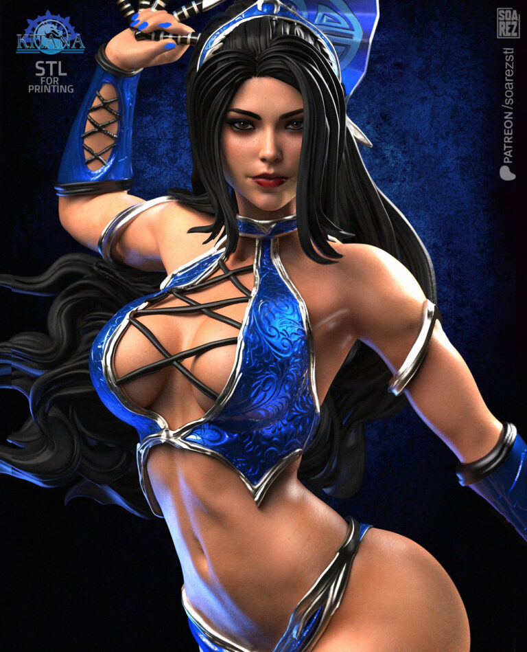 Kitana 2 - Mortal Kombat - STL Files - STL Forge