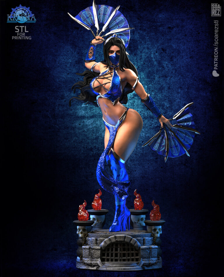 Kitana 2 - Mortal Kombat - STL Files - STL Forge