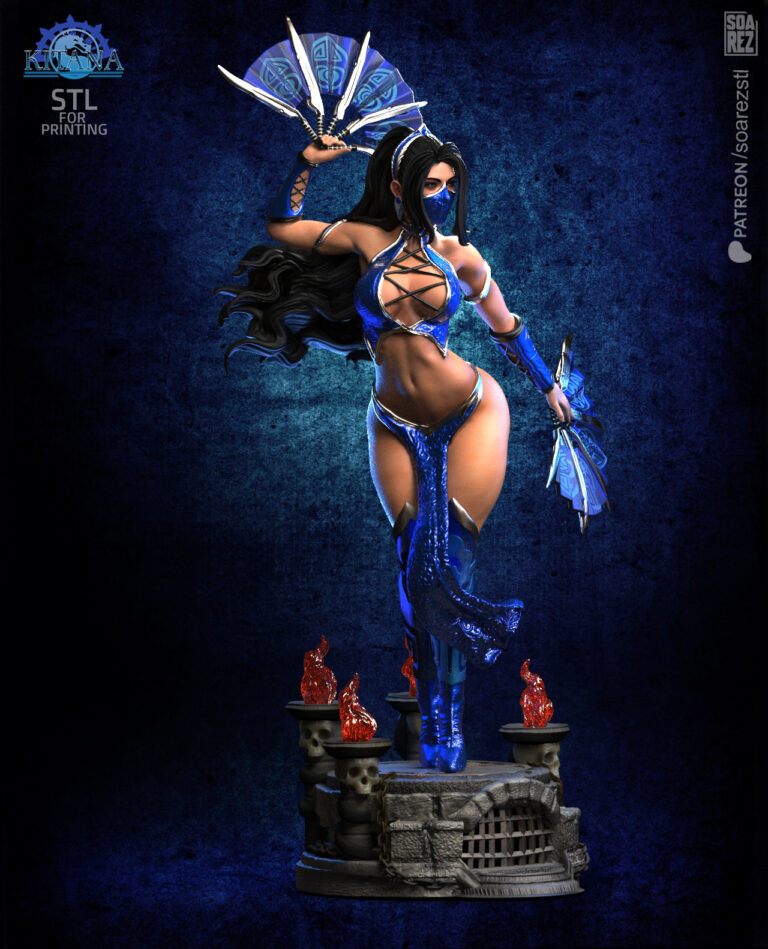 Kitana 2 - Mortal Kombat - STL Files - STL Forge