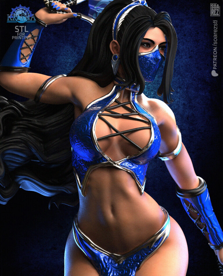 Kitana 2 - Mortal Kombat - STL Files - STL Forge