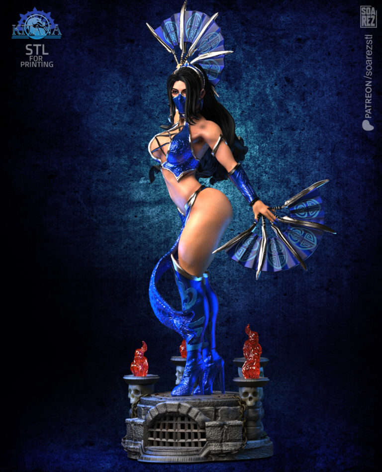 Kitana 2 - Mortal Kombat - STL Files - STL Forge