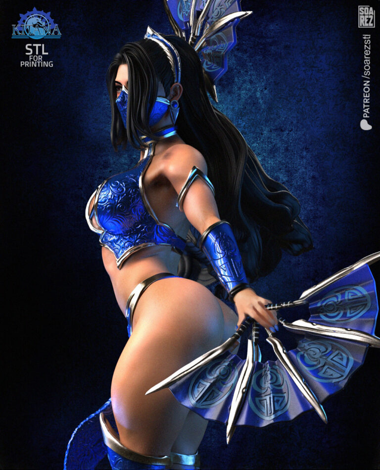 Kitana 2 - Mortal Kombat - STL Files - STL Forge