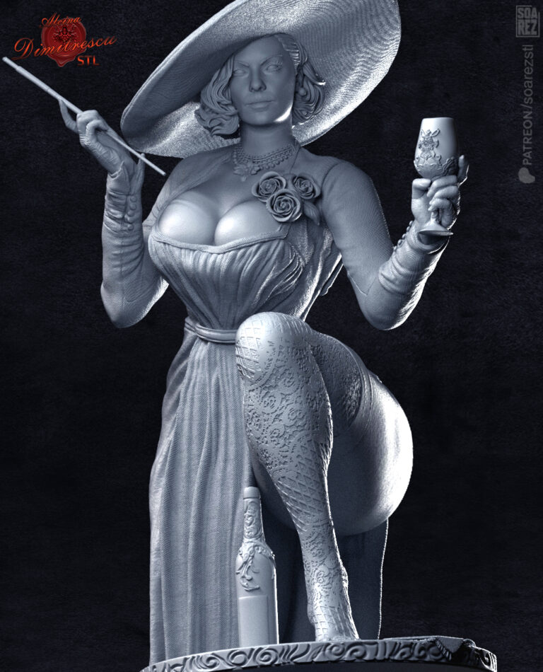 Lady Dimitrescu - Resident Evil - STL Files - STL Forge