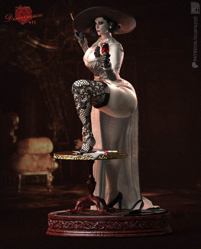 Lady Dimitrescu - Resident Evil - STL Files - STL Forge