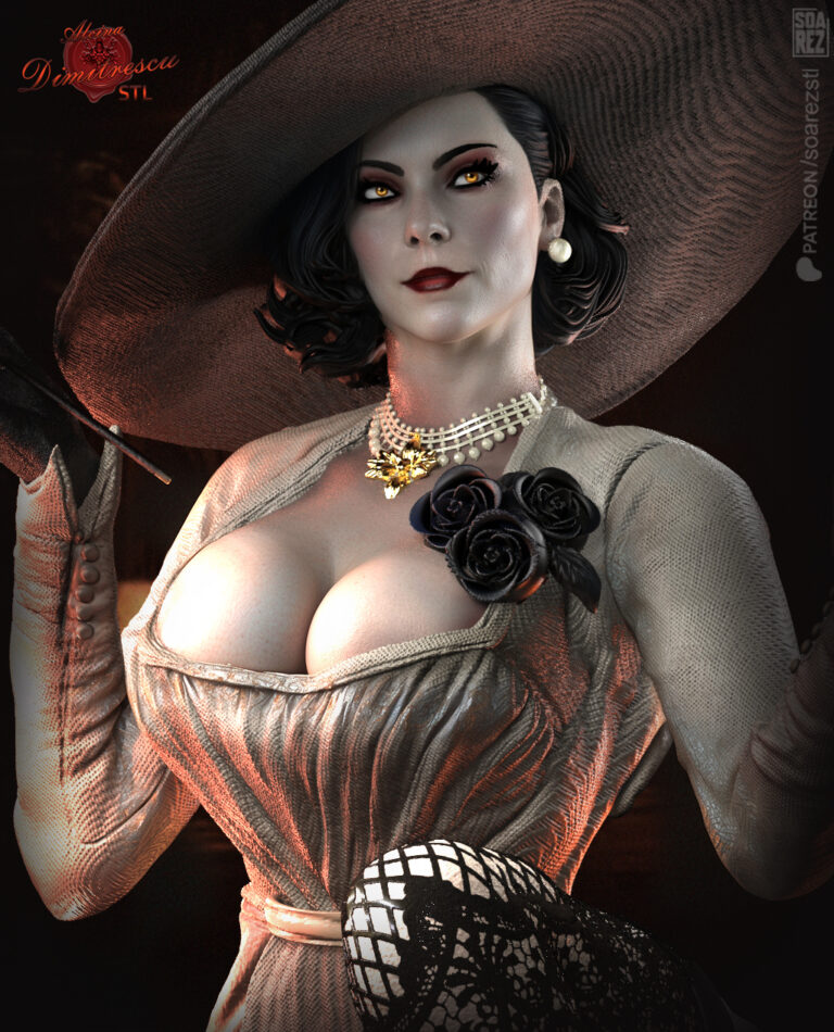 Lady Dimitrescu - Resident Evil - STL Files - STL Forge