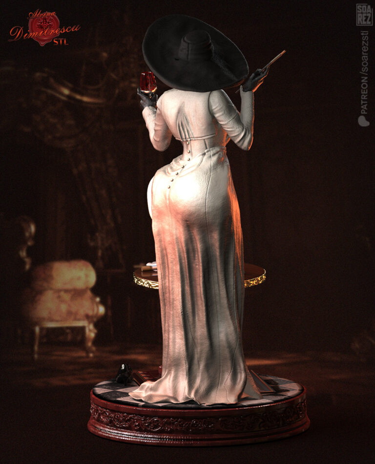 Lady Dimitrescu - Resident Evil - STL Files - STL Forge