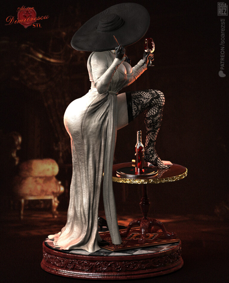 Lady Dimitrescu - Resident Evil - STL Files - STL Forge
