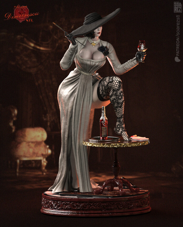 Lady Dimitrescu - Resident Evil - STL Files - STL Forge