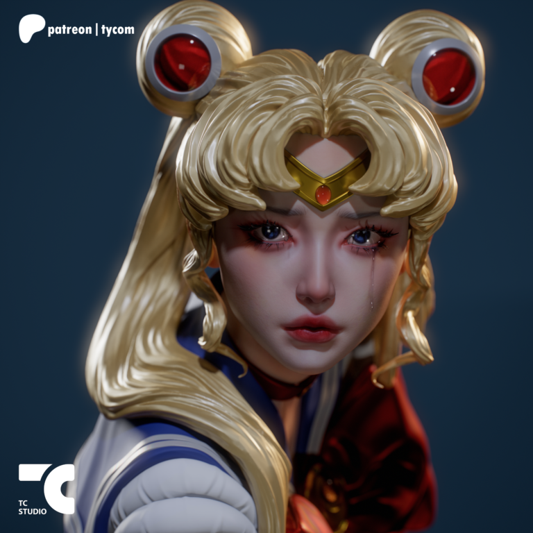 Usagi Tsukino - Sailor Moon - STL Files - STL Forge