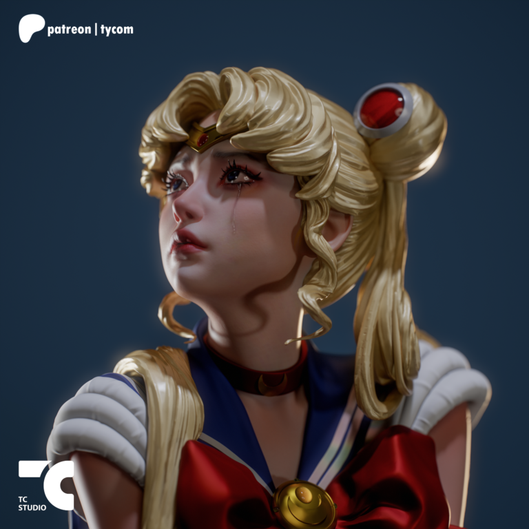 Usagi Tsukino - Sailor Moon - STL Files - STL Forge