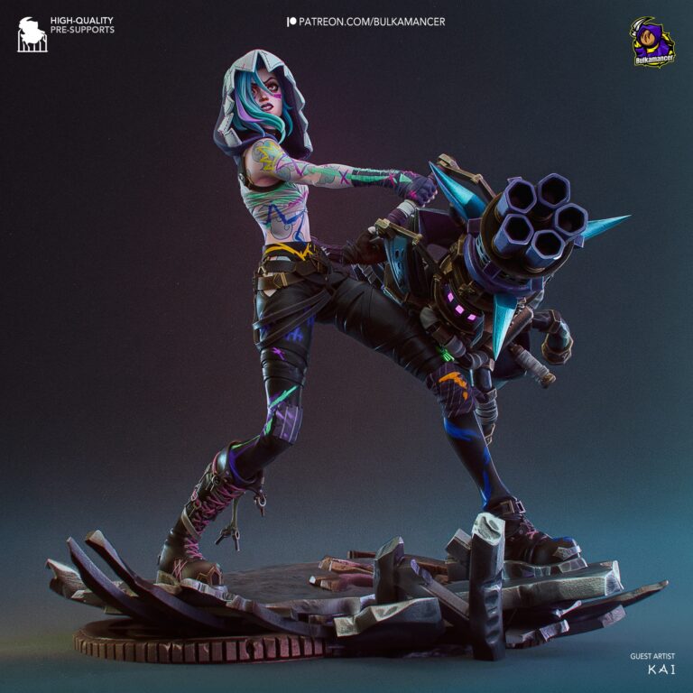 Jinx Arcane 2 - League of Legends - STL Files - STL Forge