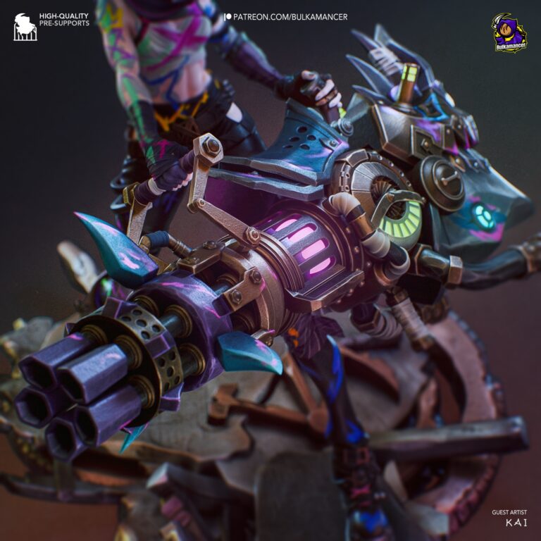 Jinx Arcane 2 - League of Legends - STL Files - STL Forge