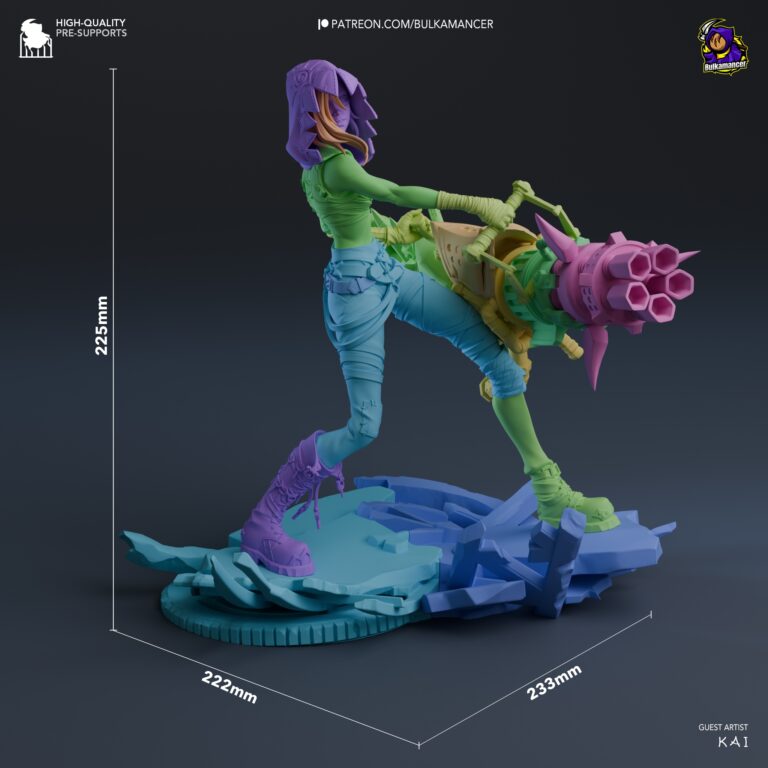 Jinx Arcane 2 - League of Legends - STL Files - STL Forge