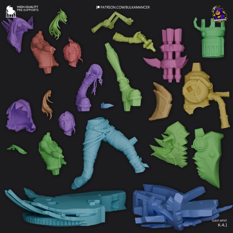 Jinx Arcane 2 - League of Legends - STL Files - STL Forge