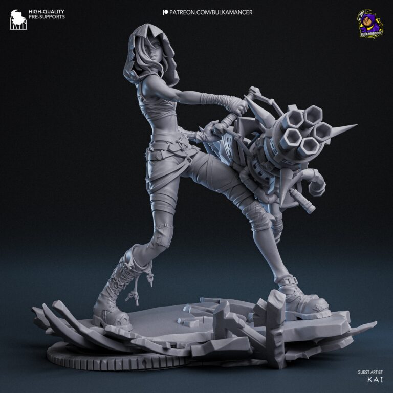 Jinx Arcane 2 - League of Legends - STL Files - STL Forge