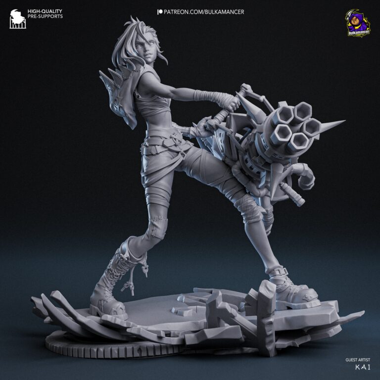 Jinx Arcane 2 - League of Legends - STL Files - STL Forge