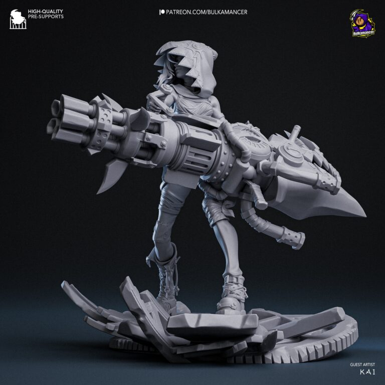 Jinx Arcane 2 - League of Legends - STL Files - STL Forge