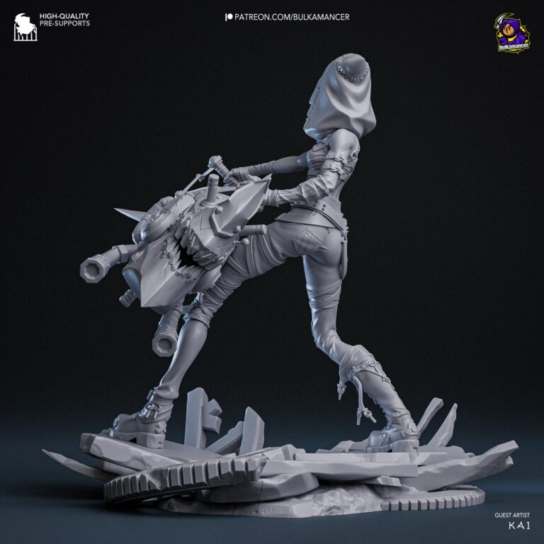Jinx Arcane 2 - League of Legends - STL Files - STL Forge
