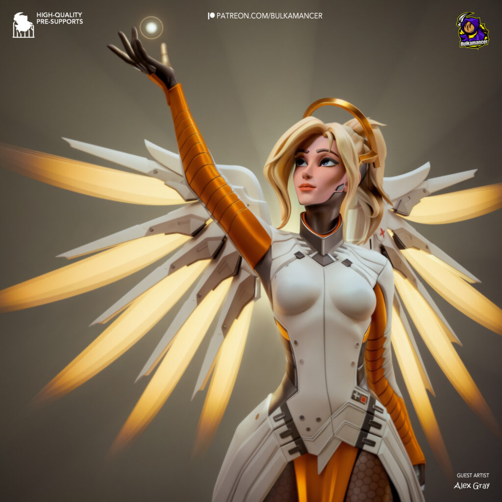 Mercy - Overwatch - STL Files - STL Forge