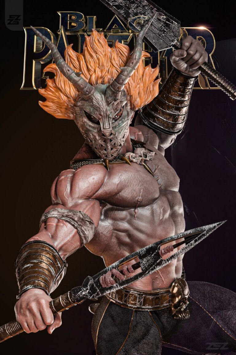 Black Panther x Killmonger Diorama - Marvel - STL Files