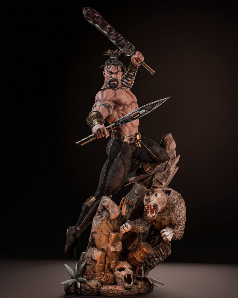 Black Panther x Killmonger Diorama - Marvel - STL Files