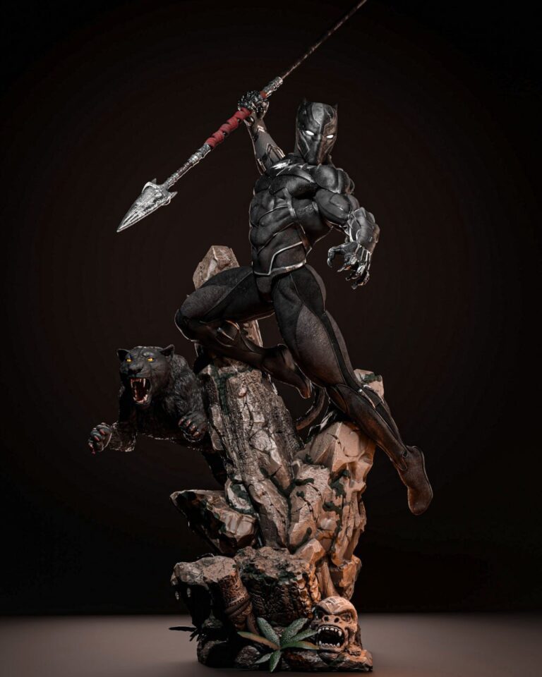 Black Panther x Killmonger Diorama - Marvel - STL Files