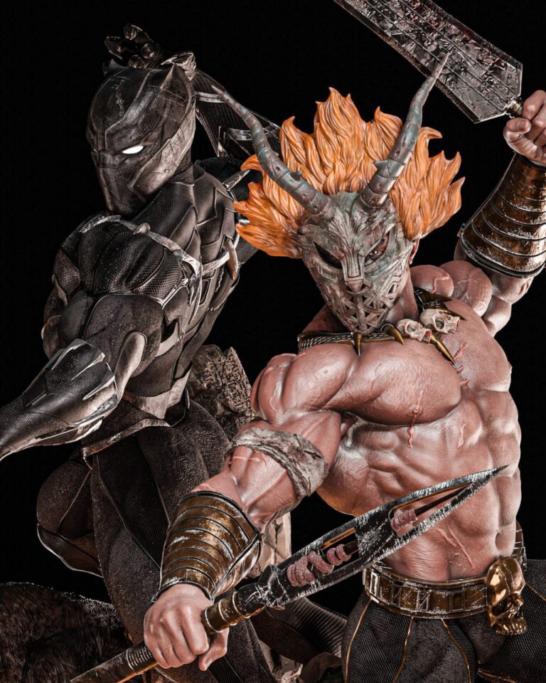 Black Panther x Killmonger Diorama - Marvel - STL Files