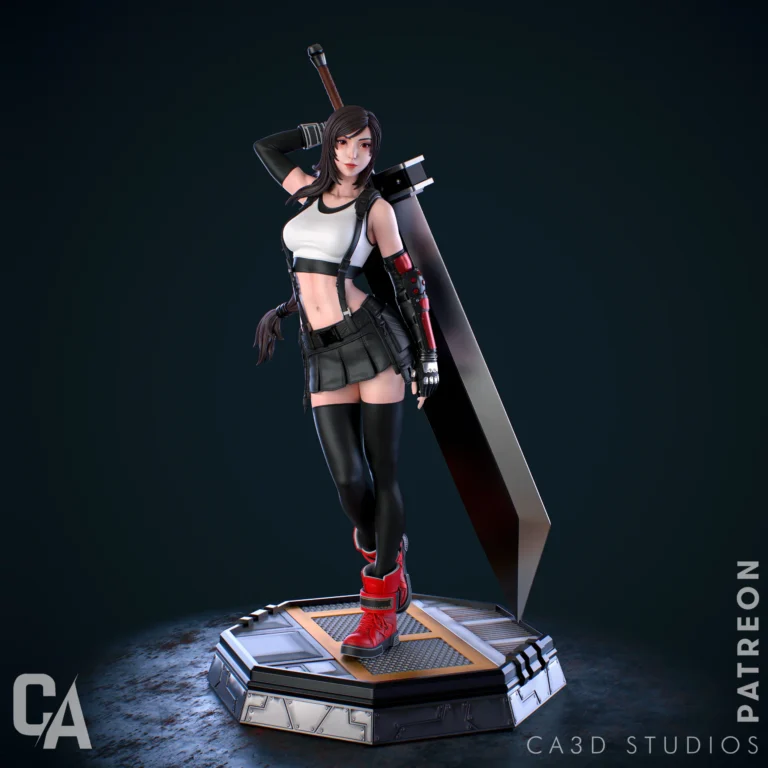 Tifa Lockhart - Final Fantasy - STL Files
