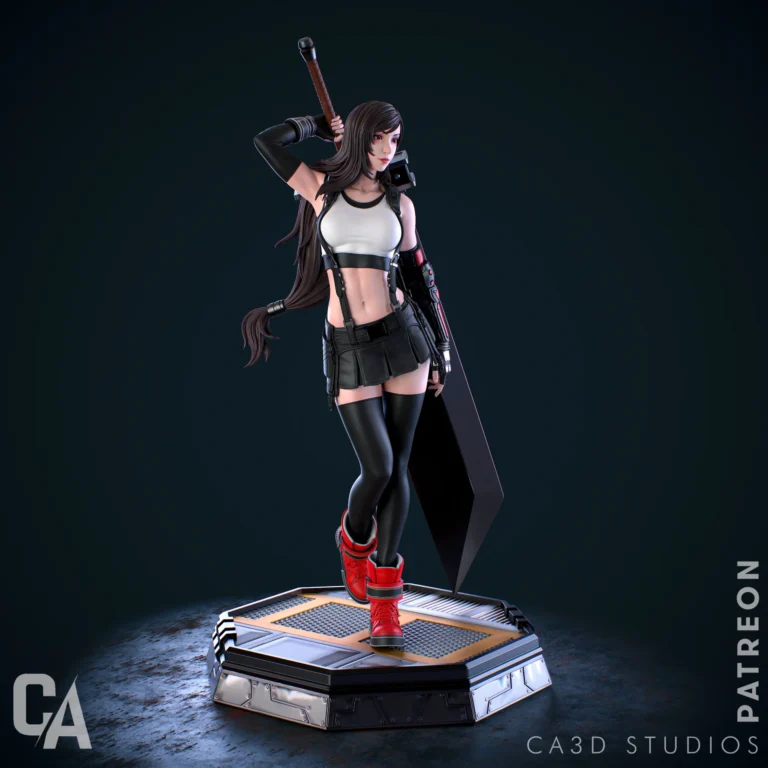 Tifa Lockhart - Final Fantasy - STL Files