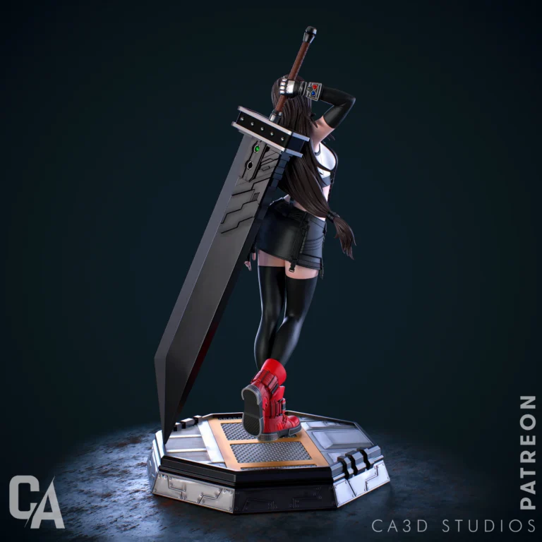 Tifa Lockhart - Final Fantasy - STL Files
