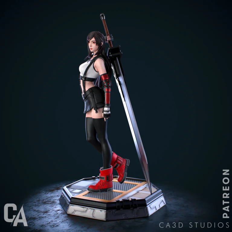 Tifa Lockhart - Final Fantasy - STL Files